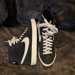 Custom Made Suede High Top Nikes